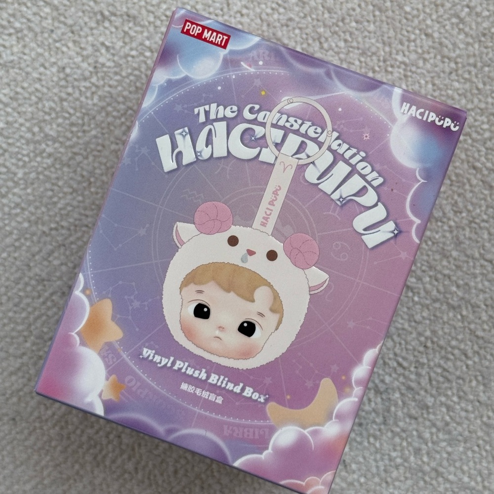 Pop Mart Hacipupu Vinyl Plush Blind Box TAURUS